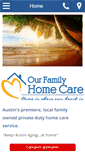 Mobile Screenshot of ourfamilyhomecare.com